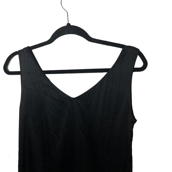 theory black sleeveless blouse - Picture 4 of 7